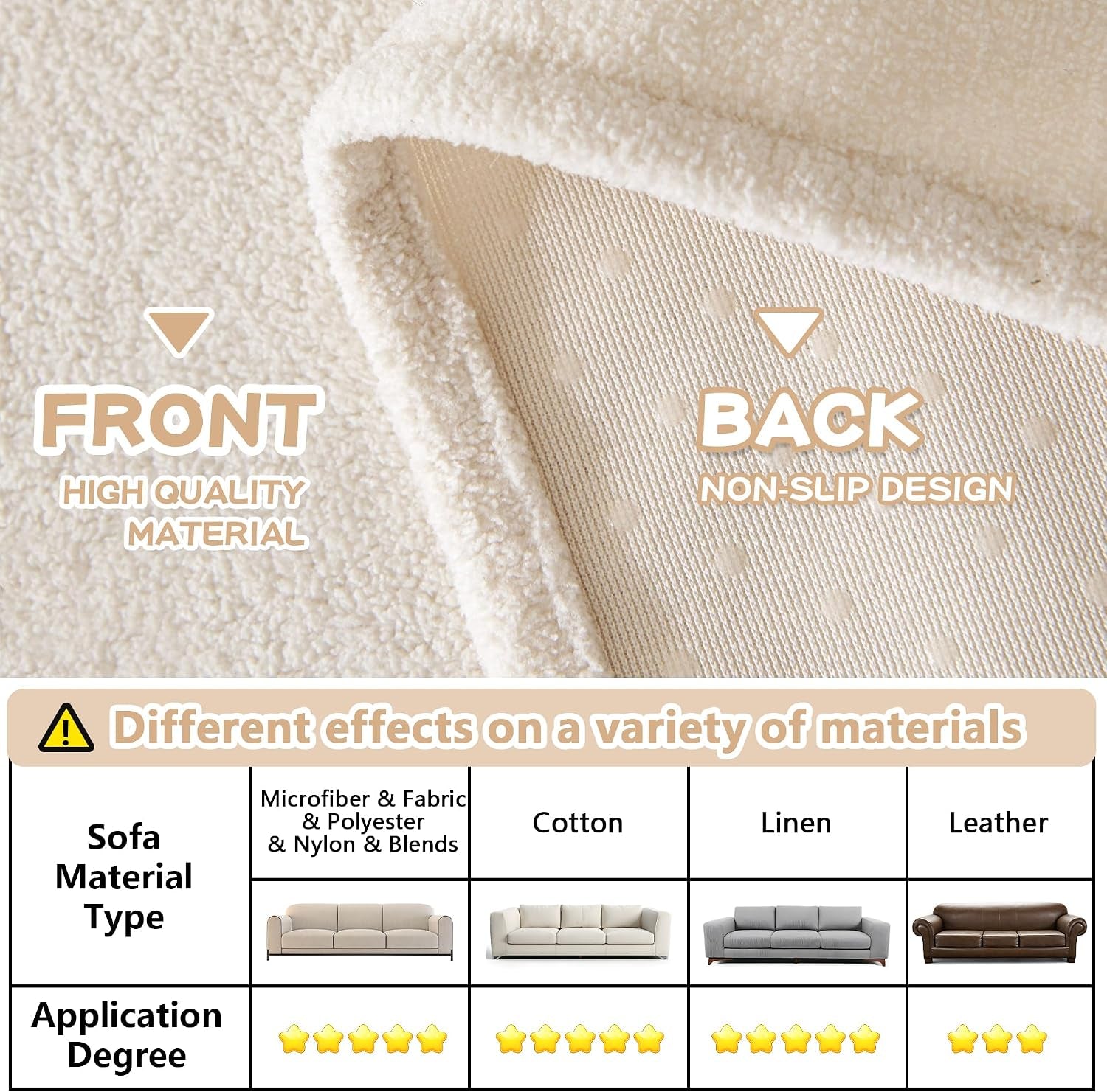 White Couch Cover Couch Covers for 3 Cushion Couch Sofa Pet Friendly Sectional Couch Covers L Shape Dog Couch Cover Protector for Sectional Sofa Covers Couch Protector, 71" X 134"